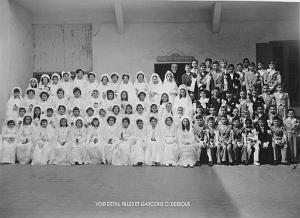 COMMUNIONS ORAN EGLISE SAINT ANDRE 1948 001 TOTALE